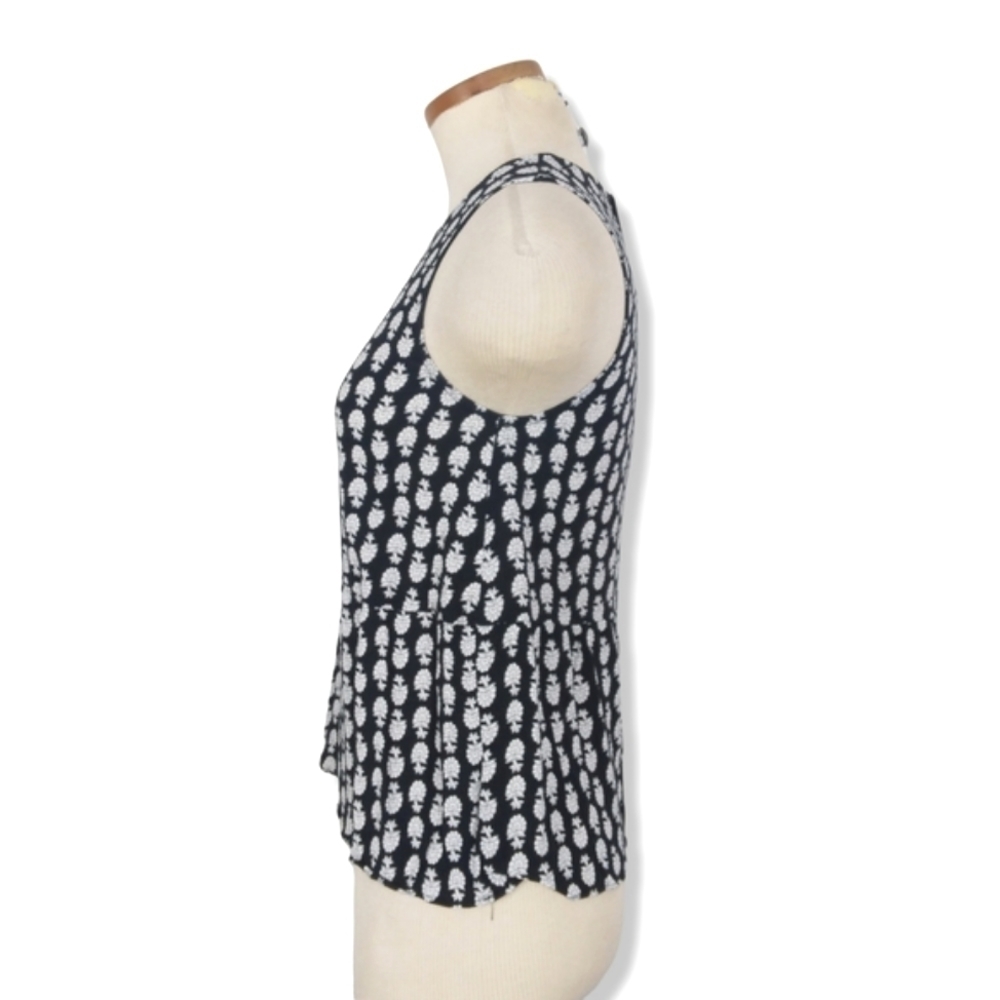 Madewell Ruffle Tank Top In Bloomstamp - Picture 4 of 9